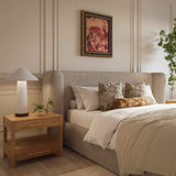 Brandyss Natural Burl Nightstand