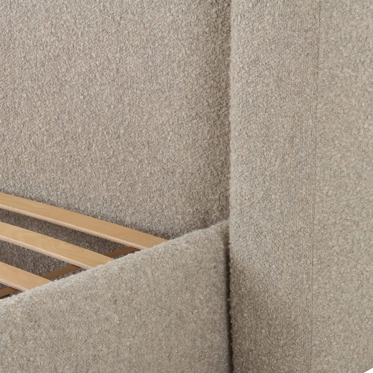 Babette Tan Boucle Bed