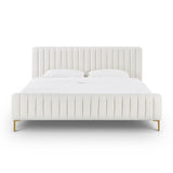 Angela Upcycled Linen Bed