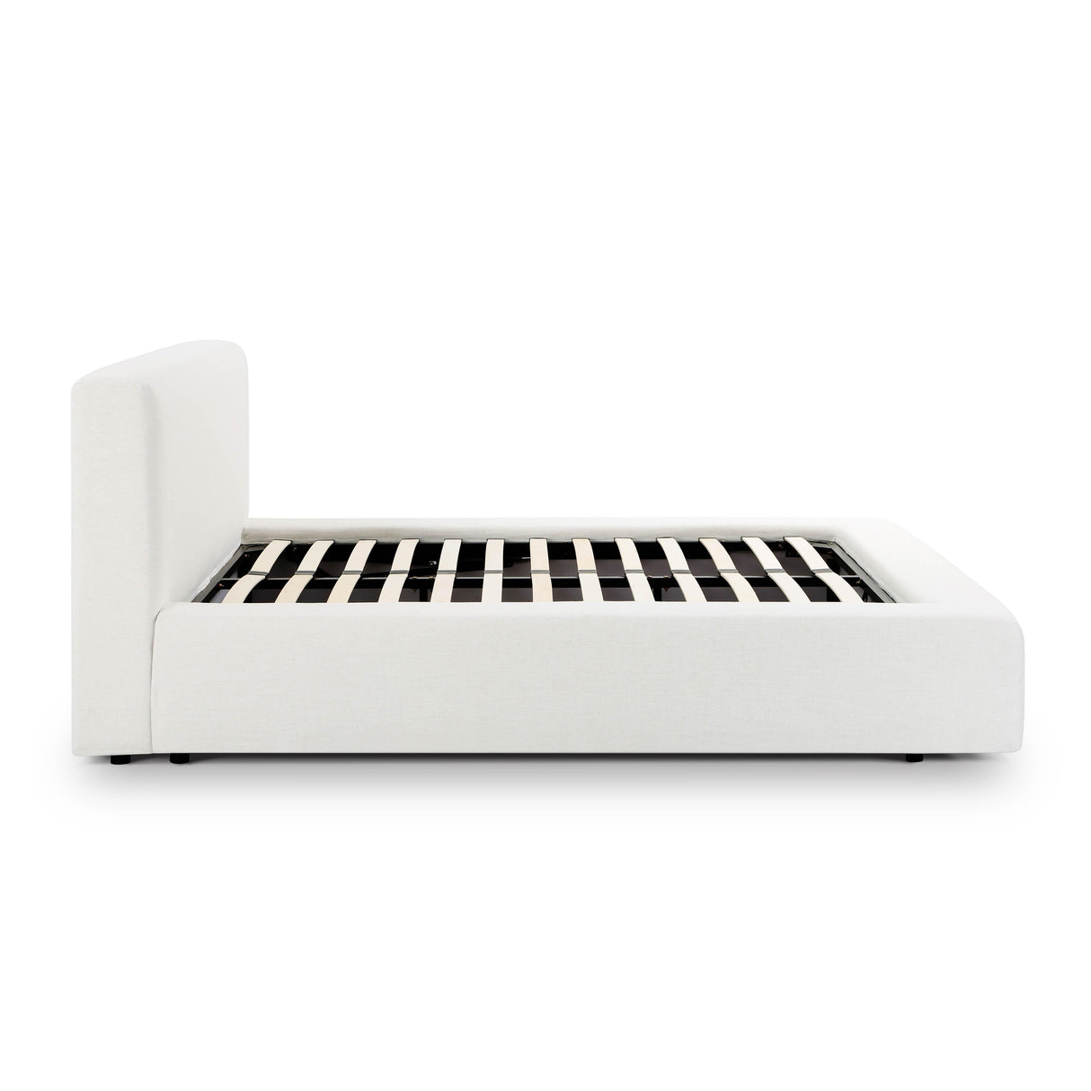 Meena Cream Upcycled Linen Storage Bed