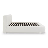 Meena Cream Upcycled Linen Storage Bed