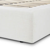 Meena Cream Upcycled Linen Storage Bed