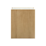 Paige 26" Natural Oak 2-Drawer Nightstand
