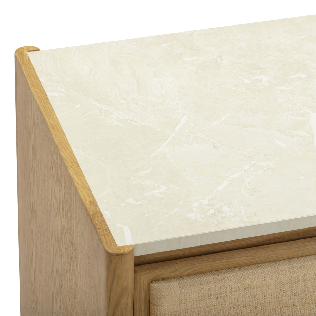 Paige 56" Natural Oak 6-Drawer Dresser