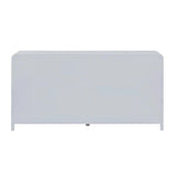 Patty White Rattan 6 Drawer Dresser