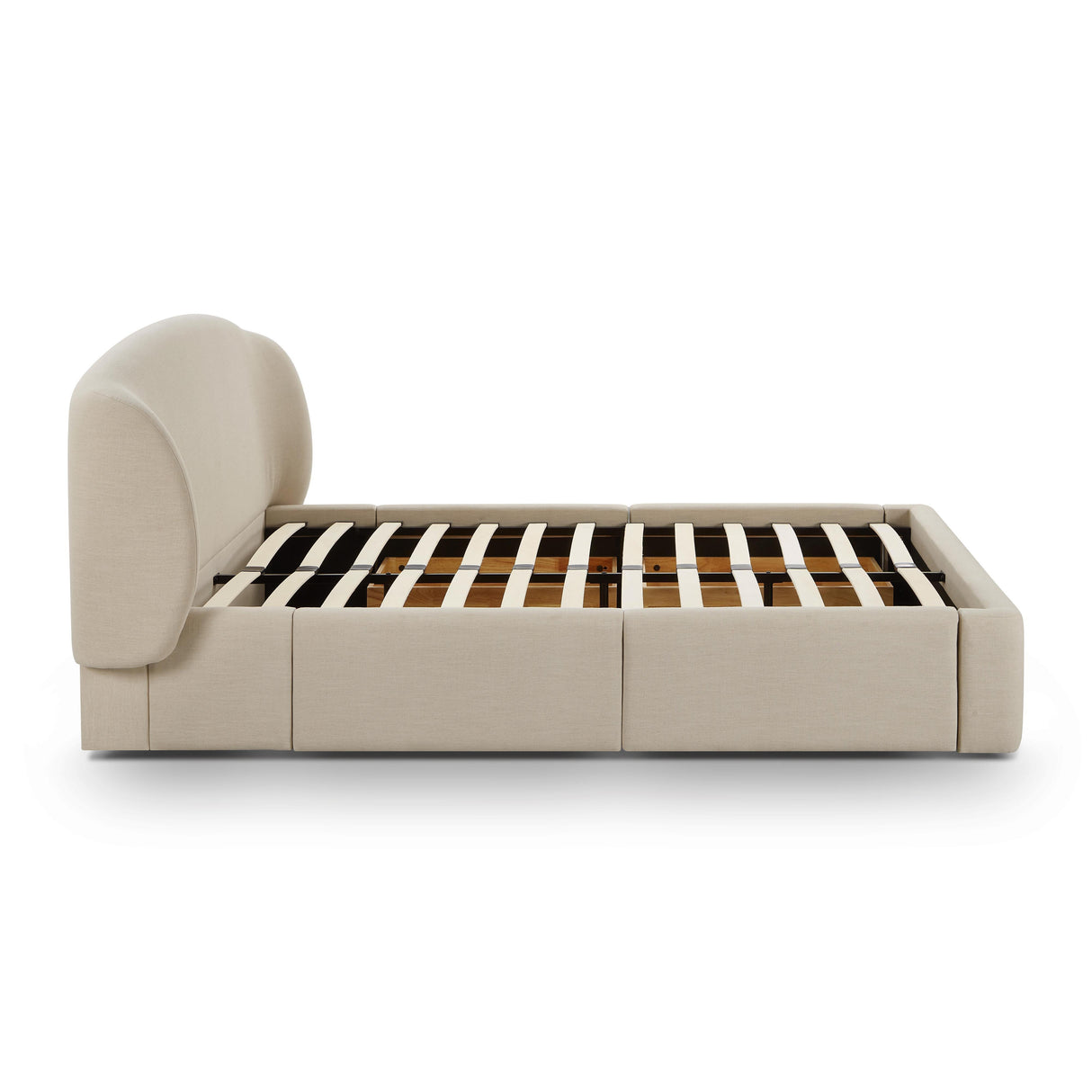 Corey Upcycled Linen Storage Bed