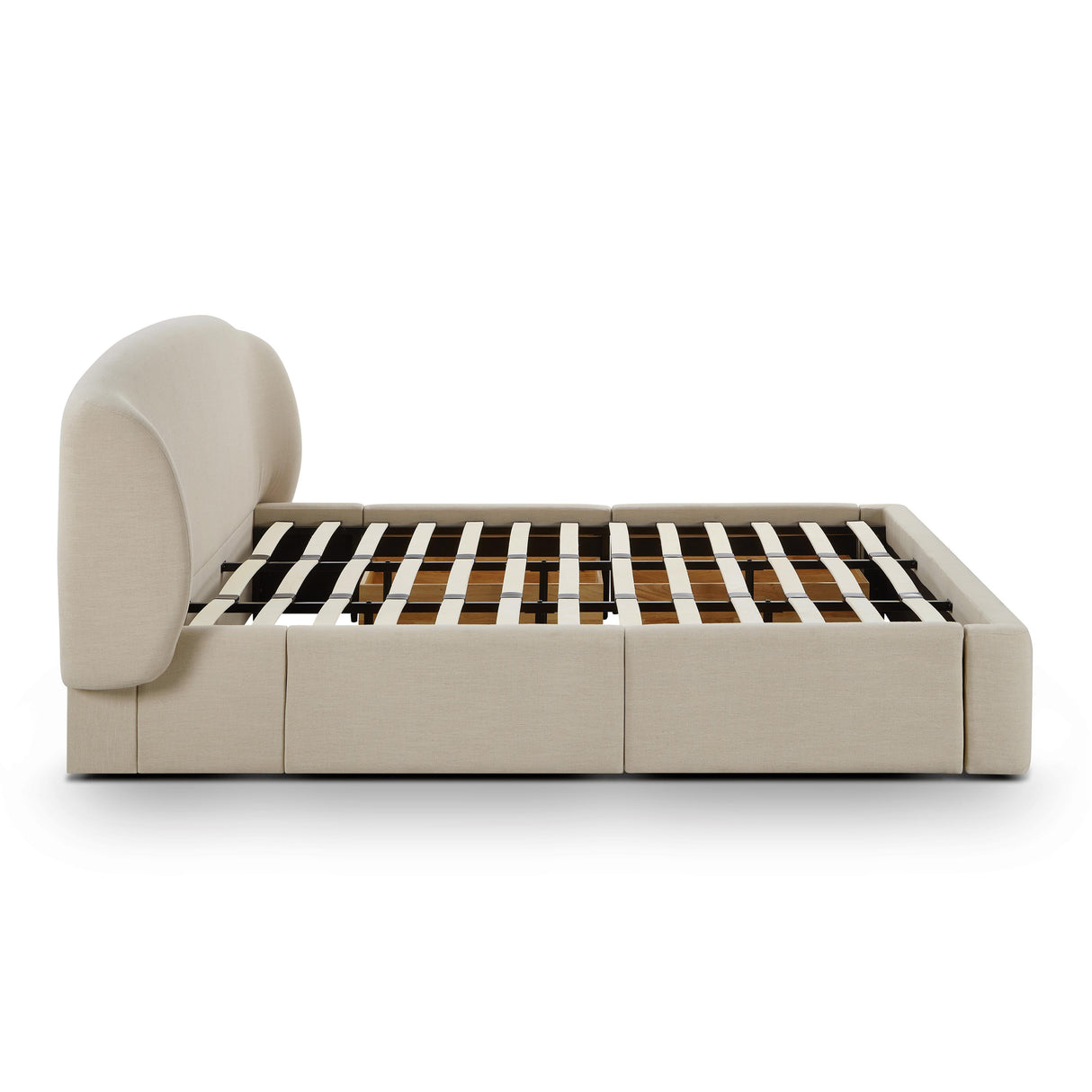 Corey Upcycled Linen Storage Bed