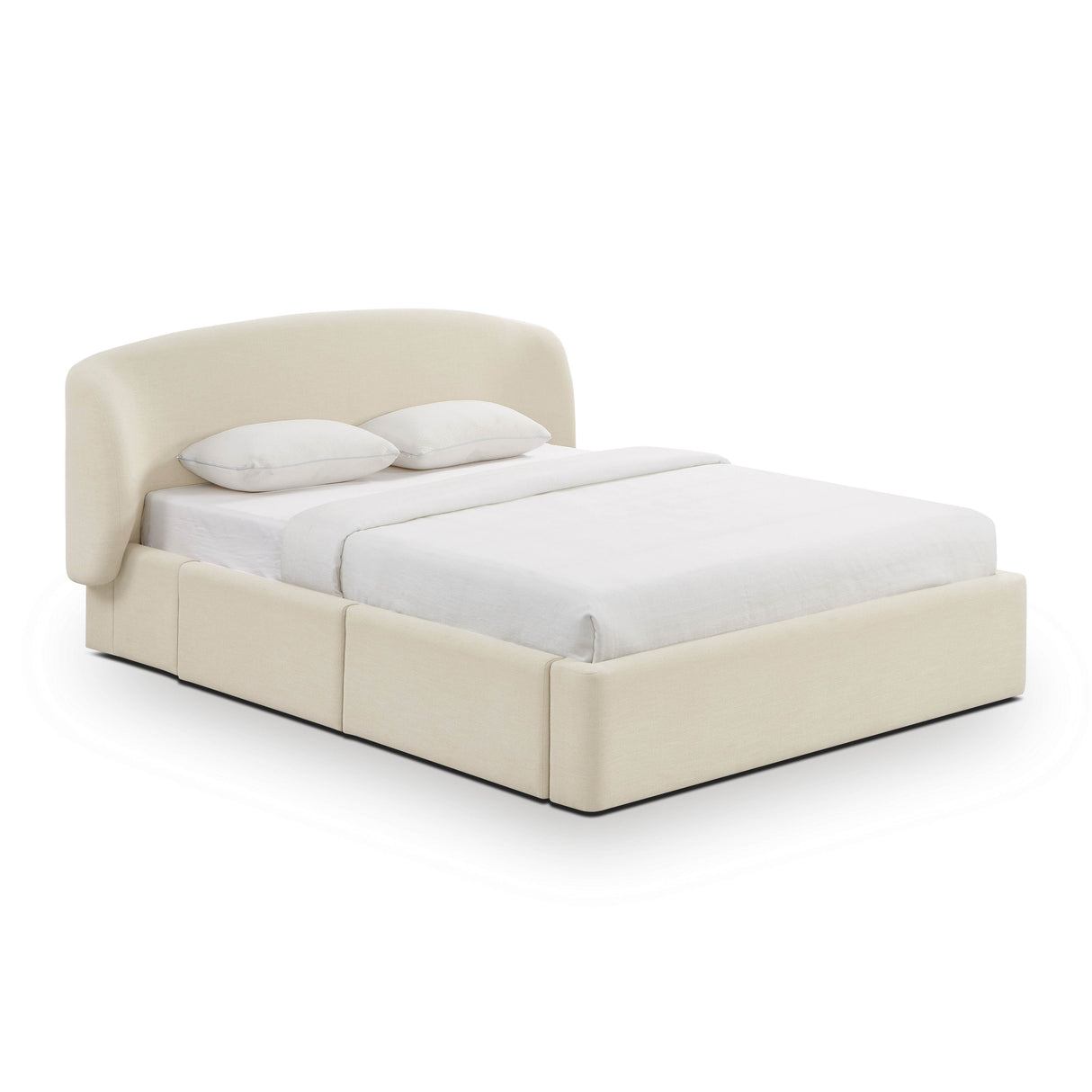 Corey Upcycled Linen Storage Bed