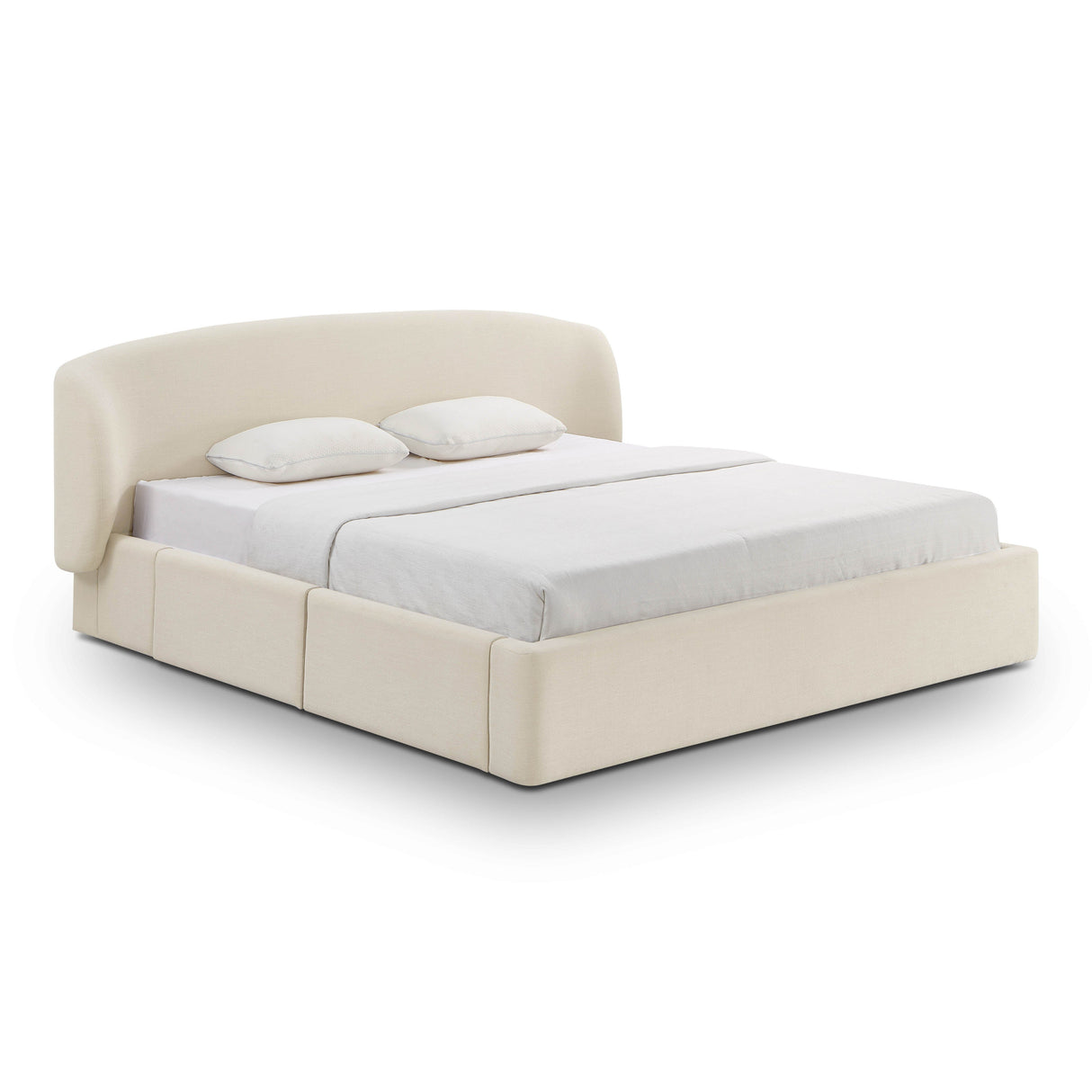 Corey Upcycled Linen Storage Bed