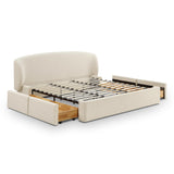 Corey Upcycled Linen Storage Bed