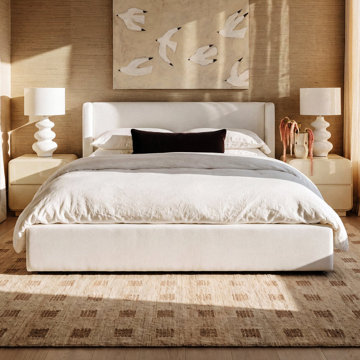 Harmony Performance Chenille Storage Bed - View 1