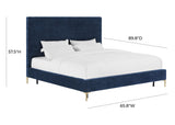 Delilah Velvet Bed