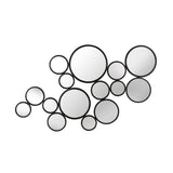 Zoha 46"X25" Black Wall Mirror