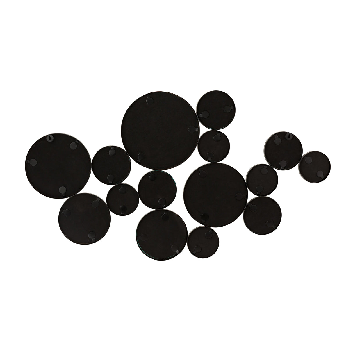 Zoha 46"X25" Black Wall Mirror