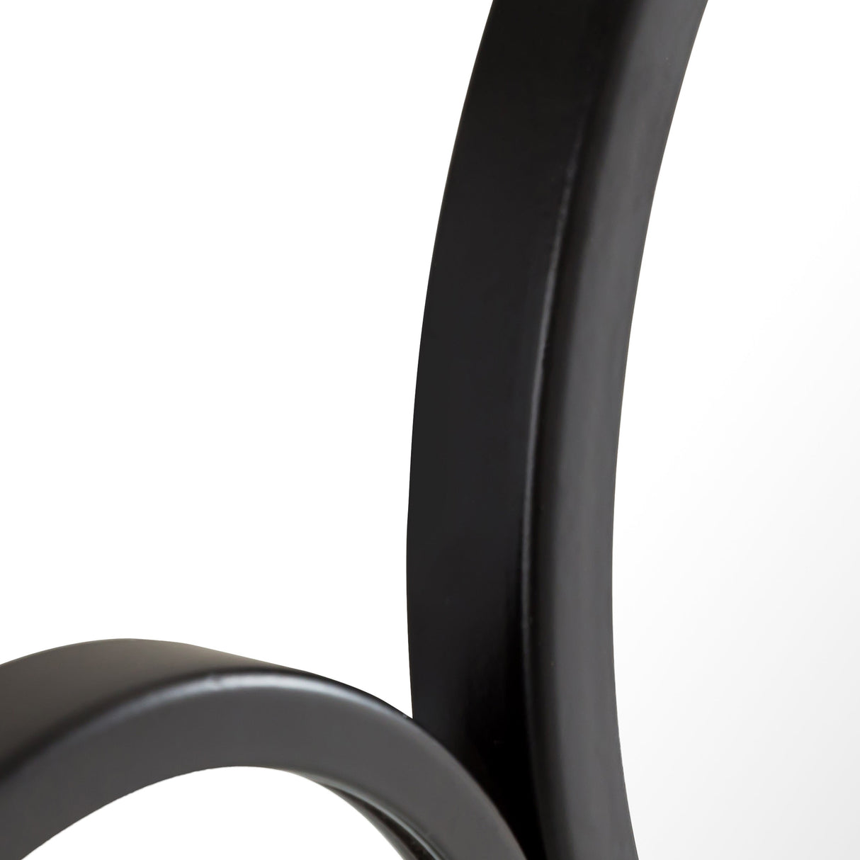 Zoha 46"X25" Black Wall Mirror