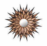 Sunflower 36" Antique Wall Mirror