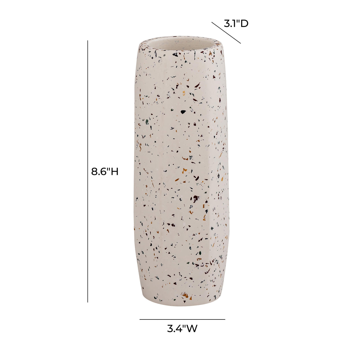 Terrazzo Concrete Vase