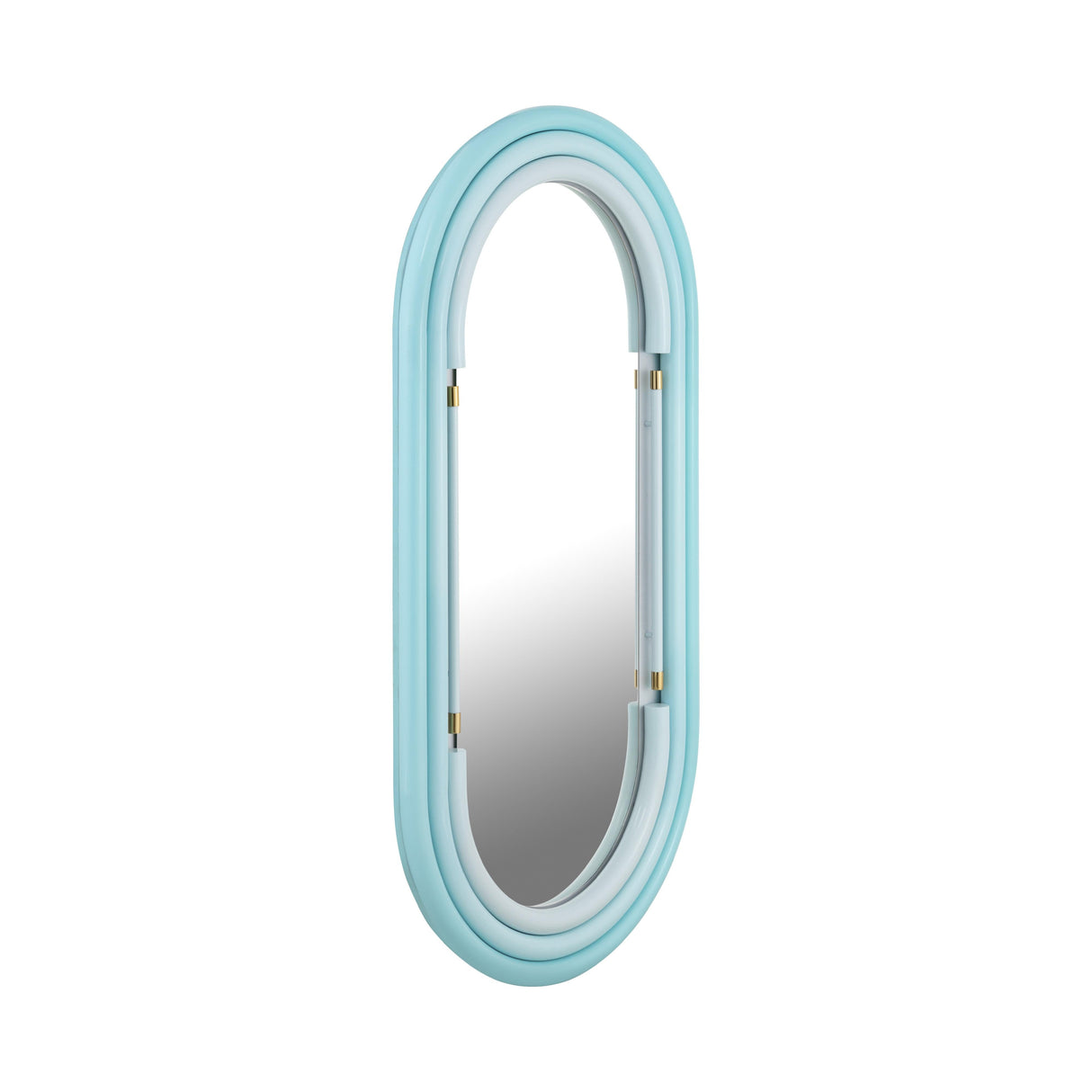 Neon Oval Wall Mirror (26"X50"-28"X58")