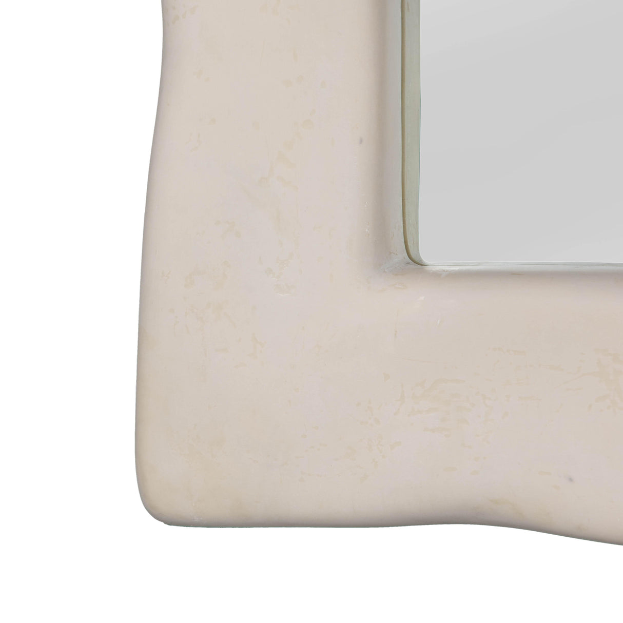 Kaia 48"X79" Cream Textured Floor Mirror