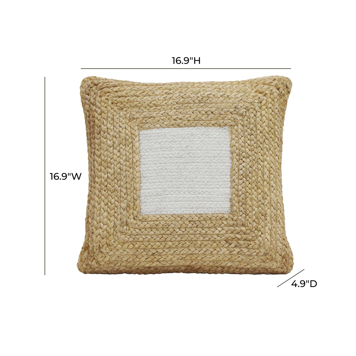 Blank Mind 17" Square Accent Pillow