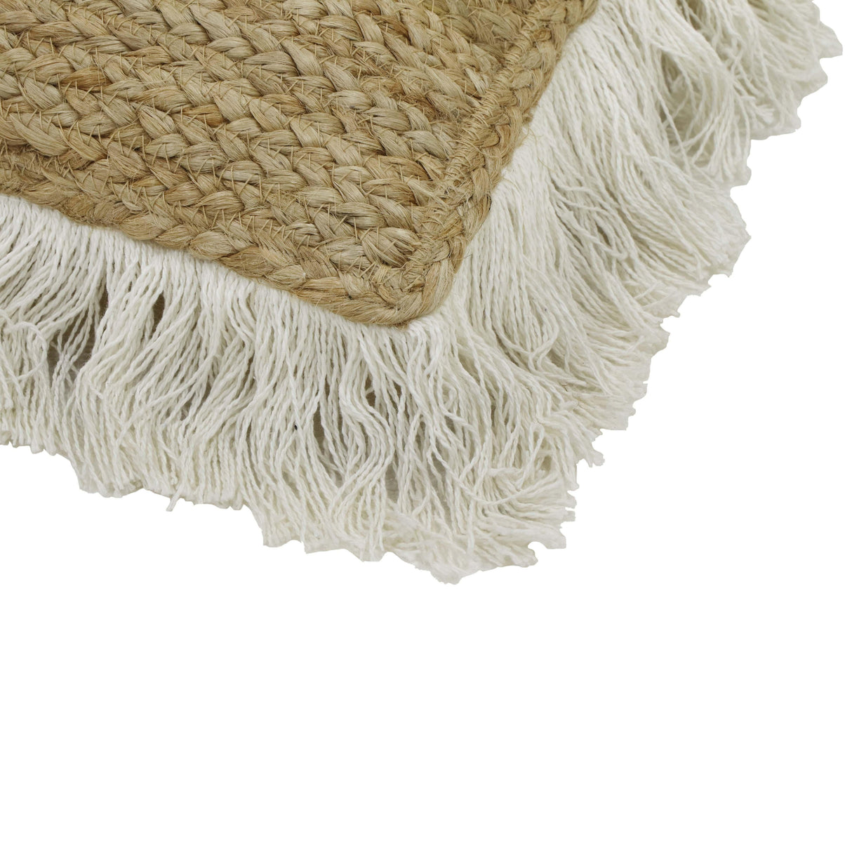 Emerge 17" Natural Square Accent Pillow