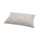 Destiny 24"X16" White Woven Rectangular Cushion