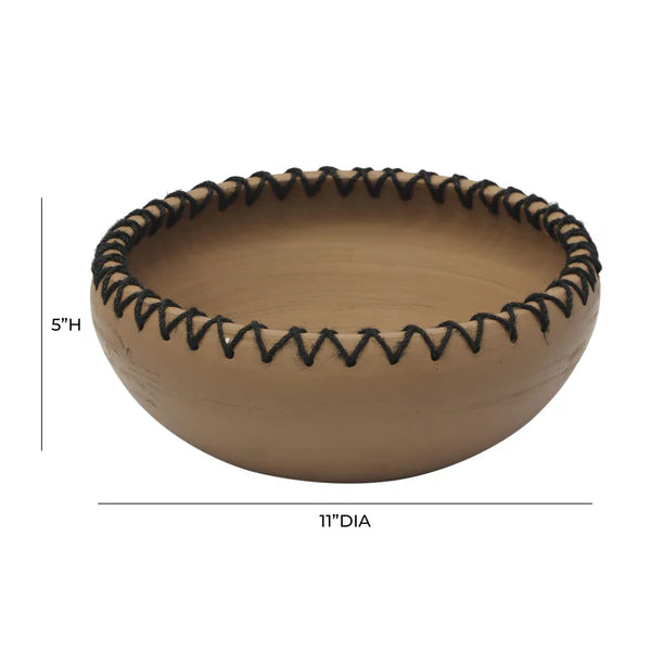 Souk Natural Terracotta Bowl dimensions