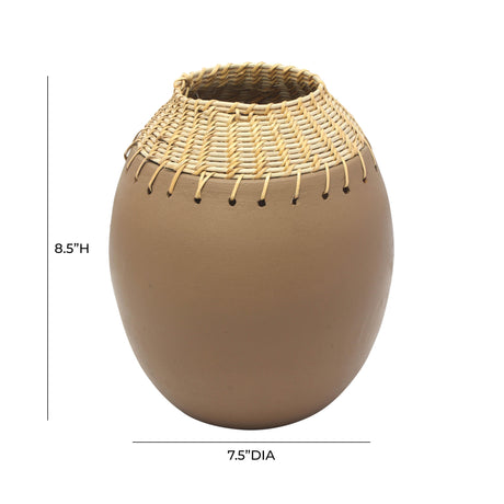 Souk Natural Terracotta Vase - View 6