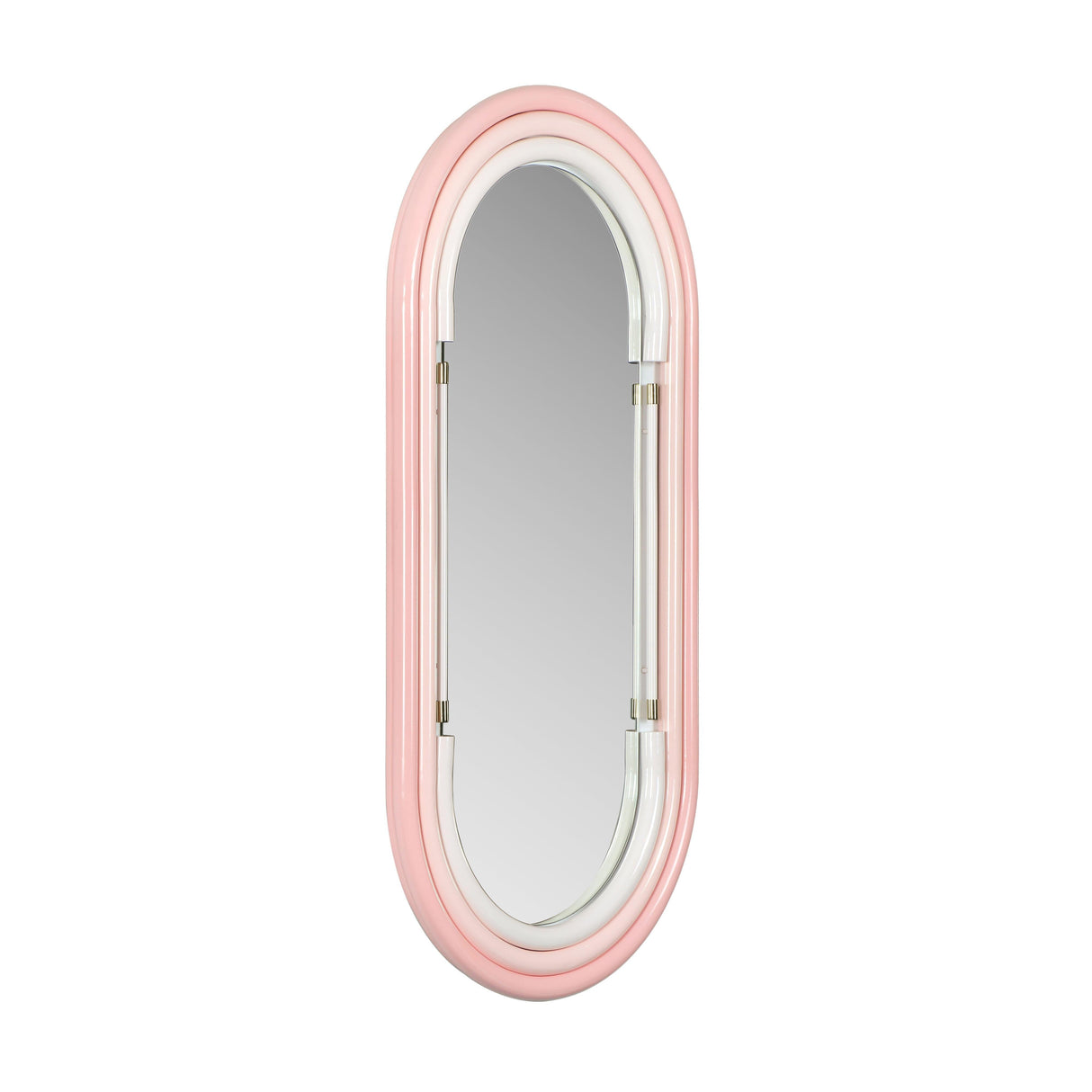 Neon Oval Wall Mirror (26"X50"-28"X58")