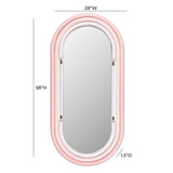 Neon Oval Wall Mirror (26"X50"-28"X58")