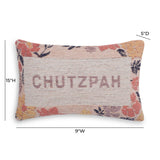 Chutzpah 15"X9" Jacquard Woven Pillow