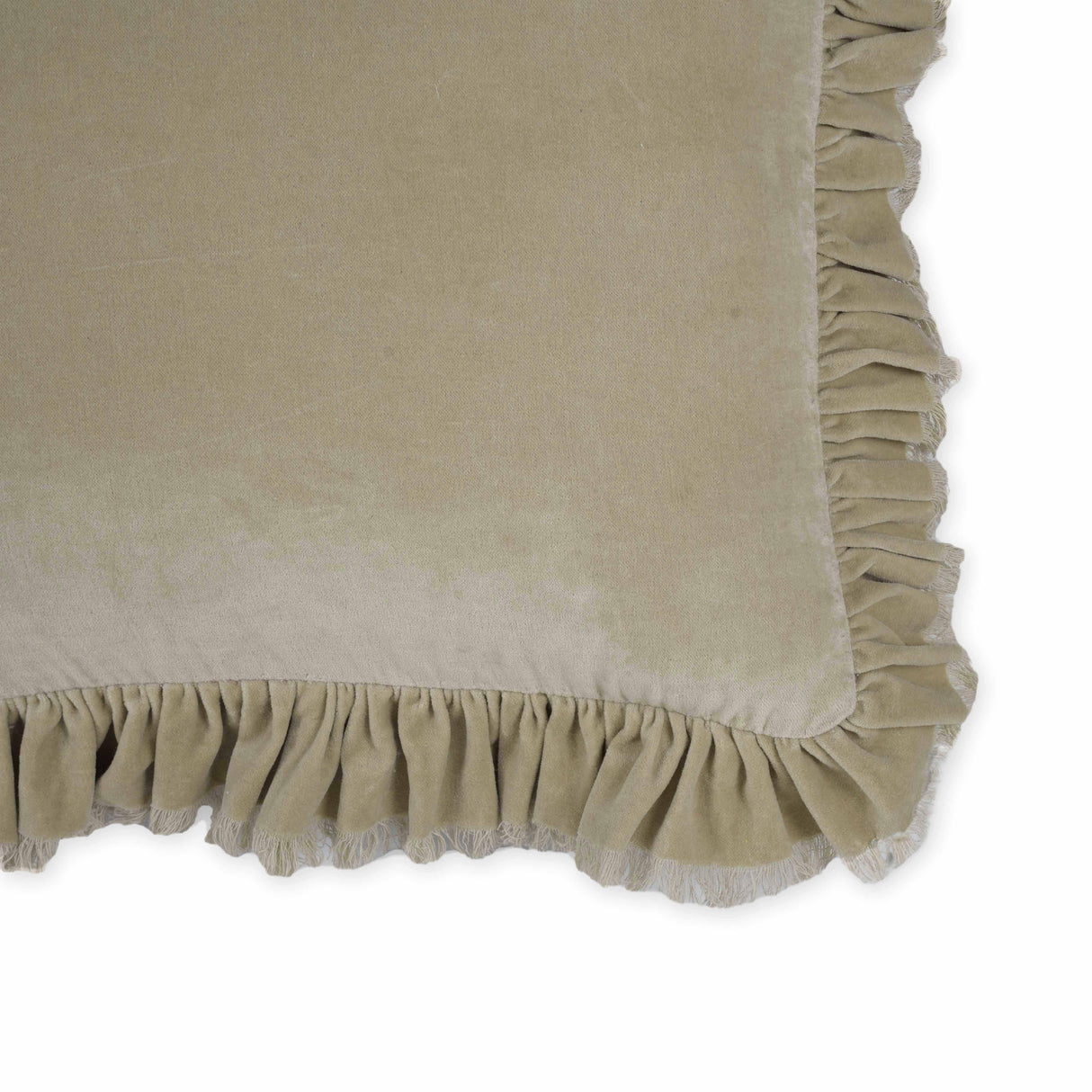 Alessia 20.5" Distressed Velvet Square Accent Pillow