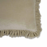 Alessia 20.5" Distressed Velvet Square Accent Pillow