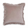 Alessia 20.5" Distressed Velvet Square Accent Pillow