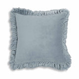 Alessia 20.5" Distressed Velvet Square Accent Pillow