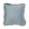 Alessia 20.5" Distressed Velvet Square Accent Pillow