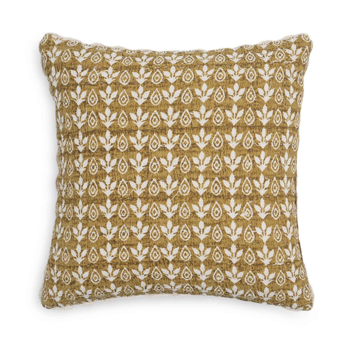 Harvest 20" Printed Cotton Accent Cushion Cover