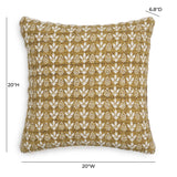 Harvest 20" Printed Cotton Accent Cushion Cover