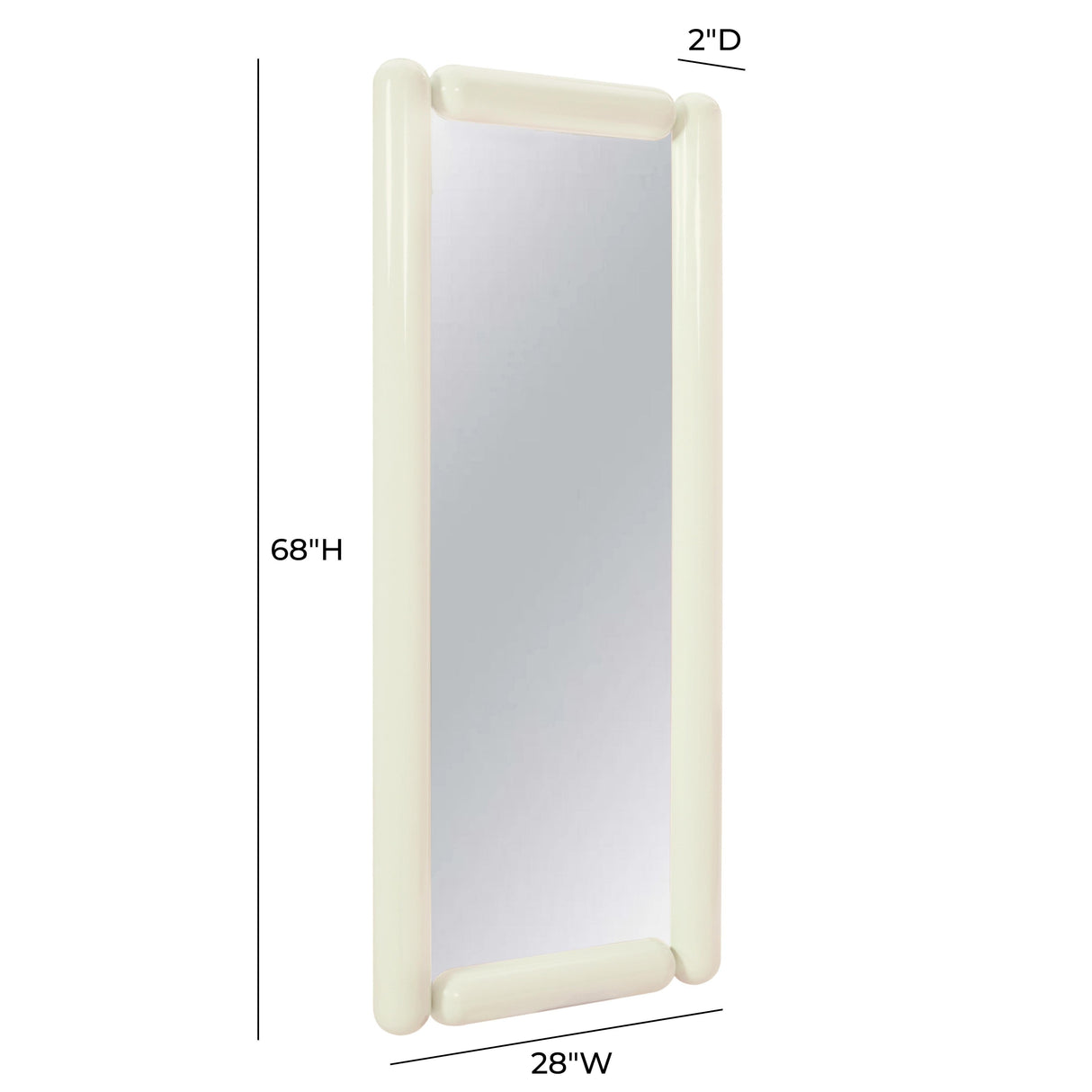 Cozzi 28"X68"Large Floor Mirror
