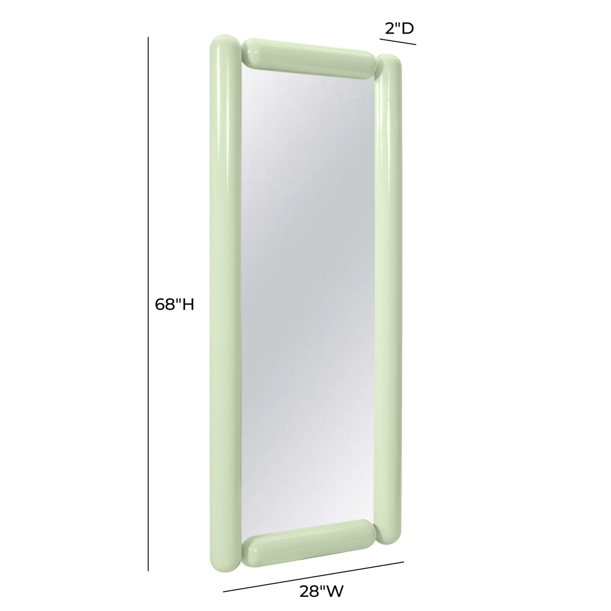 Cozzi 28"X68"Large Floor Mirror