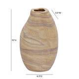 Saava Sandstone Curved Vase