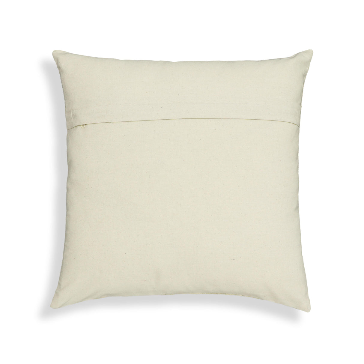 Tulip 20" Embroidered Floral Wool Square Accent Cushion Cover