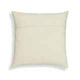 Tulip 20" Embroidered Floral Wool Square Accent Cushion Cover