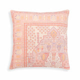 Persia 20" Pink Square Accent Pillow Cover