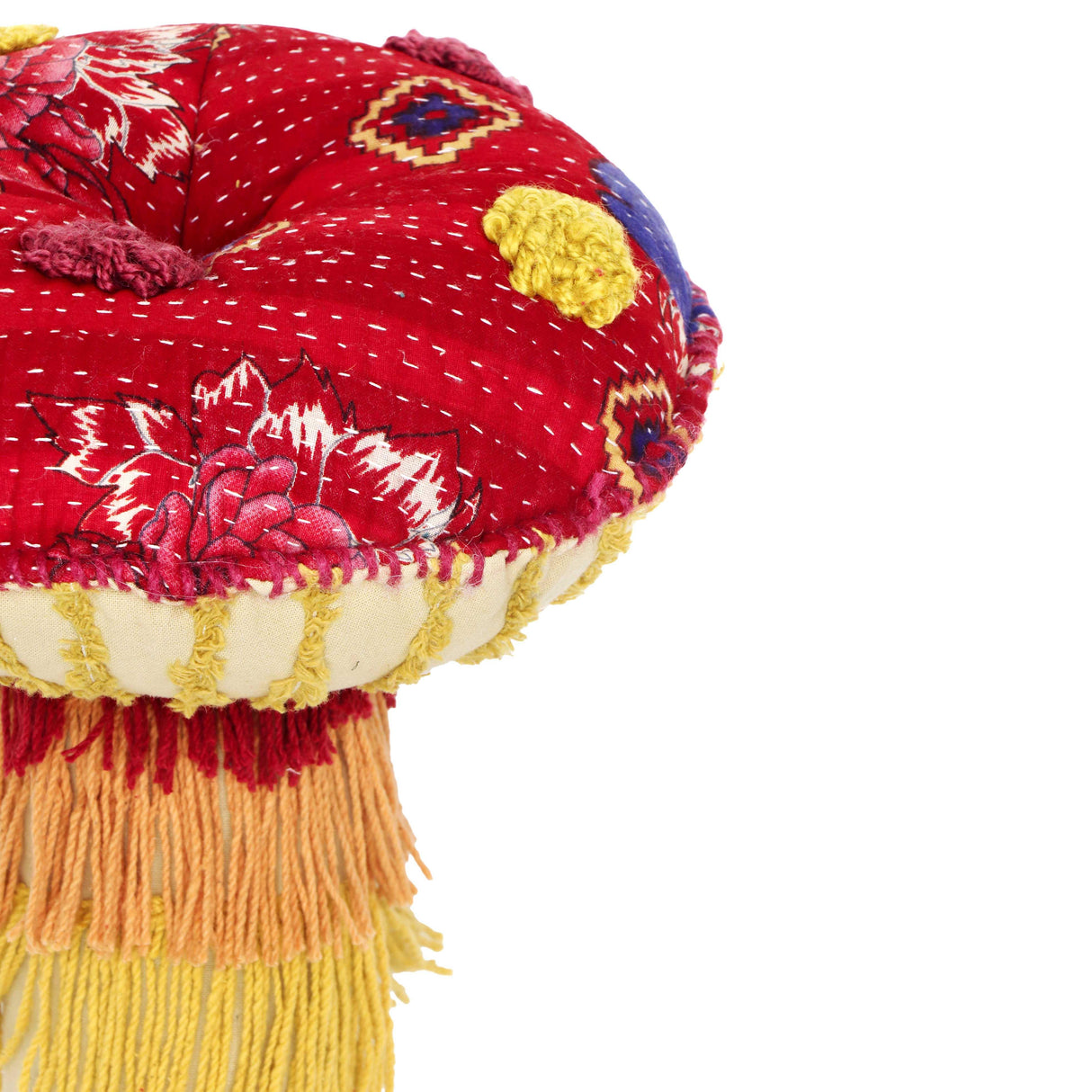 Mushroom 9"X15" Hand Sewn Pillow