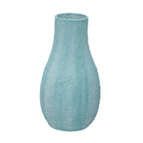 Cotton Mache Vase in Cloudy Blue