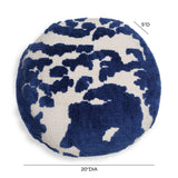 Coast 20" Tufted Round Throw Pillow - View 3