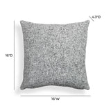 Poh 16" Boucle Square Accent Pillow