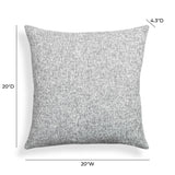 Poh 20" Boucle Square Accent Pillow