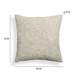 Poh 16" Boucle Square Accent Pillow